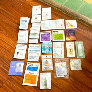 Brand name skin cares samples